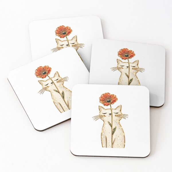 Item preview, Minimalist Cat Flower designed and sold by StarHomes.