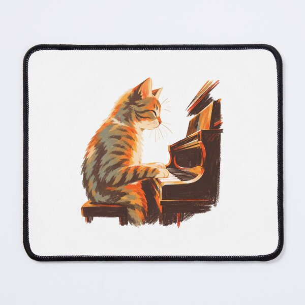 Item preview, Cat Playing Piano Musician designed and sold by StarHomes.