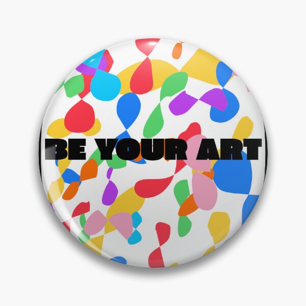 Item preview, BE YOUR ART tee - colorful design unisex oversized T-shirt  designed and sold by Giobb-Artwork.