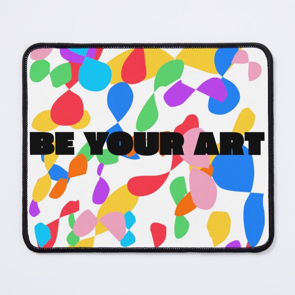Item preview, BE YOUR ART tee - colorful design unisex oversized T-shirt designed and sold by Giobb-Artwork.