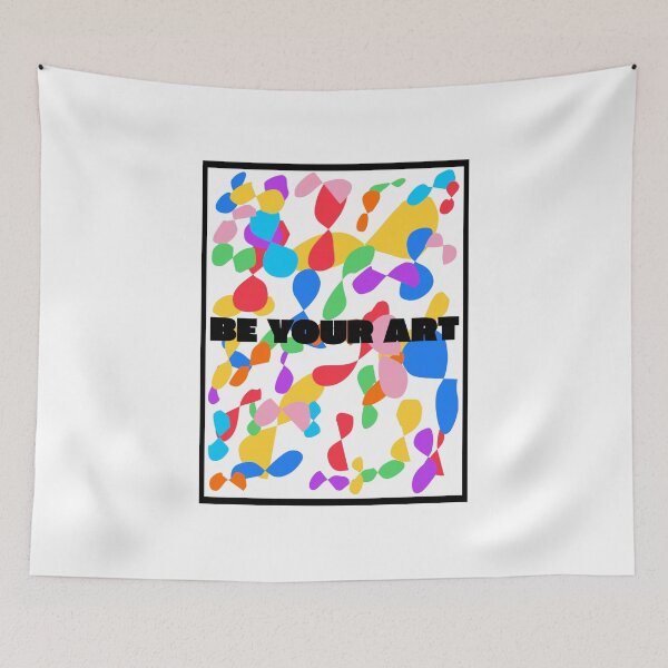 Item preview, BE YOUR ART tee - colorful design unisex oversized T-shirt  designed and sold by Giobb-Artwork.