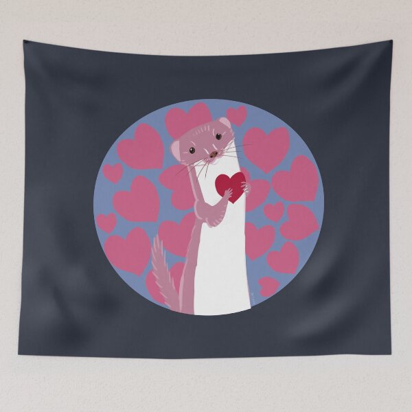 Item preview, Woman Weasel in pink designed and sold by belettelepink.