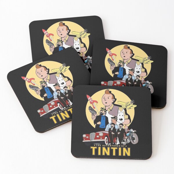 Item preview, The Adventures of Tintin Comic Vintage Collage designed and sold by Bomebomst.