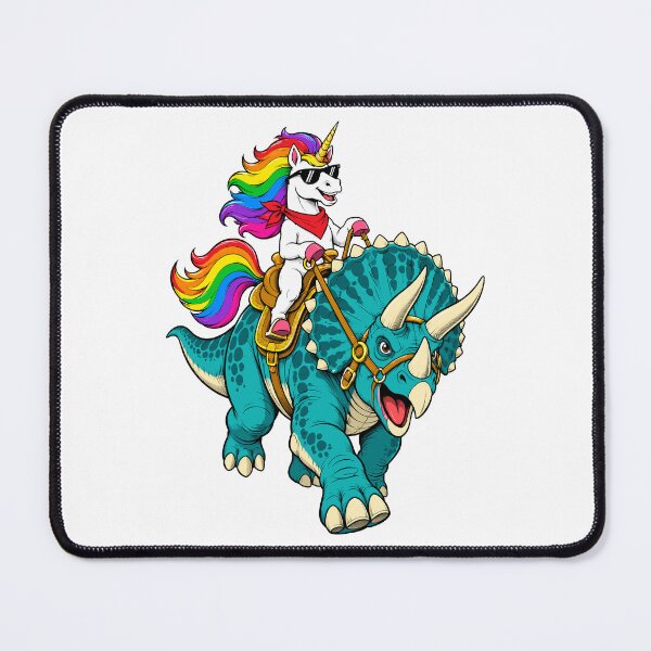 Item preview, Cute Unicorn Riding Triceratops Funny Dinosaur designed and sold by andre-hollow.