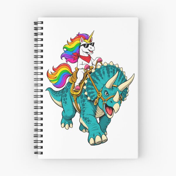 Item preview, Cute Unicorn Riding Triceratops Funny Dinosaur designed and sold by andre-hollow.