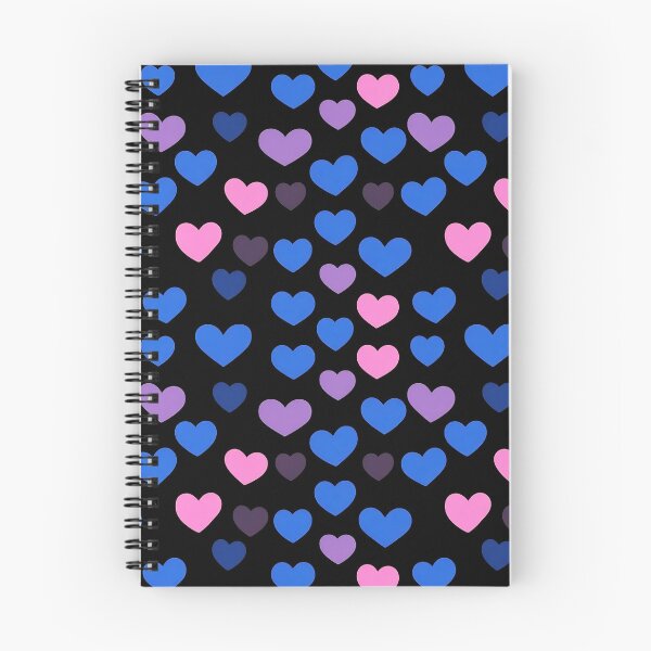 Item preview, Blue Pink & Purple Hearts Pattern – Colorful Love Aesthetic designed and sold by IMuDesigner.