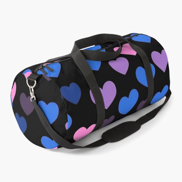 Item preview, Blue Pink & Purple Hearts Pattern – Colorful Love Aesthetic designed and sold by IMuDesigner.