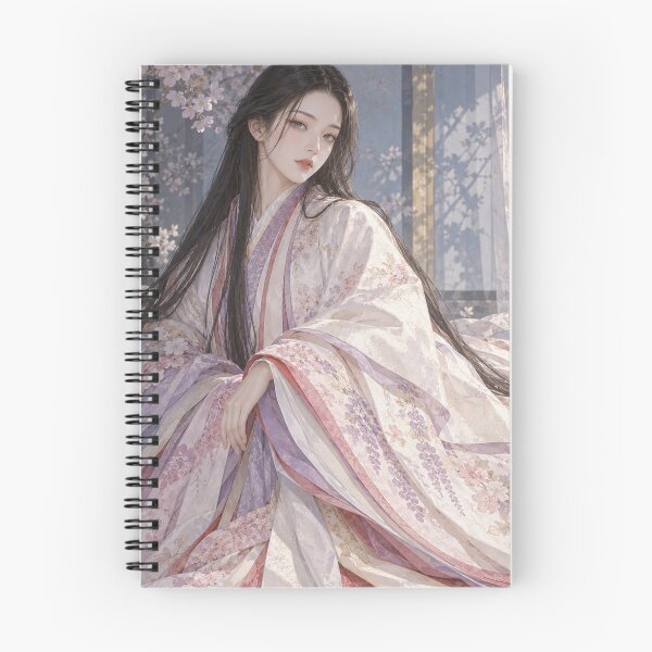 Item preview, Hakufuji – The Lady in Lavender Silk designed and sold by SEIMEI2025.
