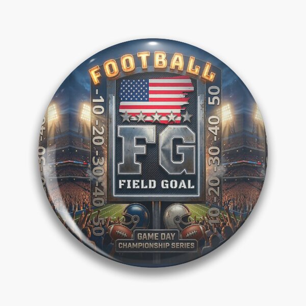 Item preview, Football FG Motivational Image : Field Goal Game Day Championship Series USA Flag. designed and sold by Giulivo Store Graphic.