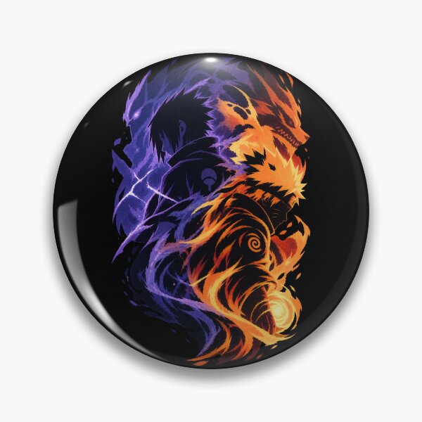 Item preview, Silueta de los rivales Naruto y Sasuke – Arte de Naruto Shippuden designed and sold by · GAMING SOUL ·.