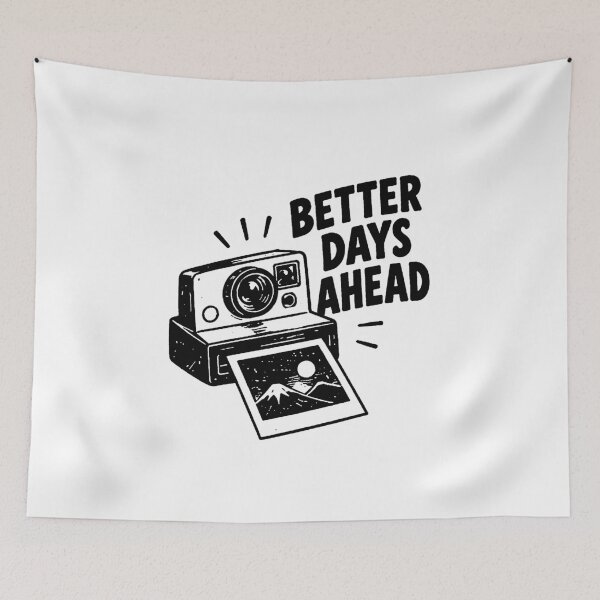 Item preview, Better Days Ahead Retro Photo designed and sold by Anugrah januar.