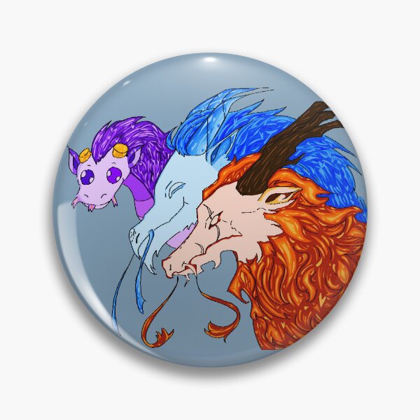 Item preview, Three Dragons, 2026, Digital Illustration, Bear designed and sold by OSO04.