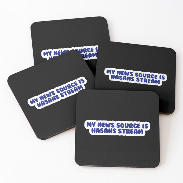 Item preview, My News Source Is Hasan Hasan Piker Hasanabi Twitch Sticker designed and sold by crew-kraftz.