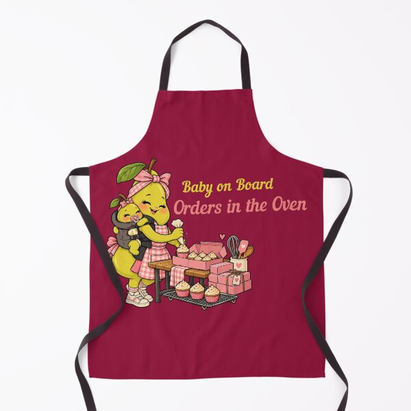 Item preview, Baby on Board, Orders in the Oven – Cute Baking Mom designed and sold by dr-Hana.