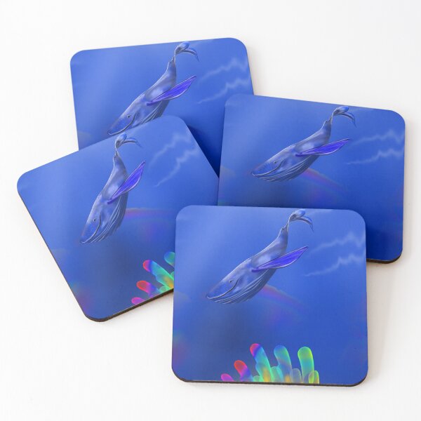 Item preview, Blue whale and anemone  designed and sold by JoSangya.