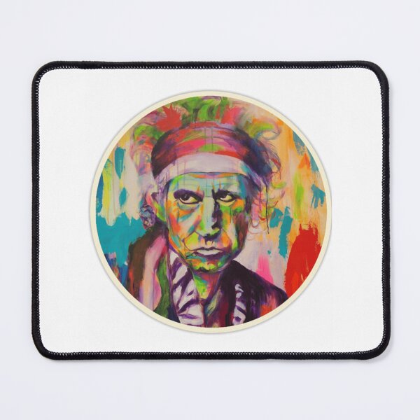 Item preview, Keith Richards Psychedelic Pop Art Portrait designed and sold by William Garrison.