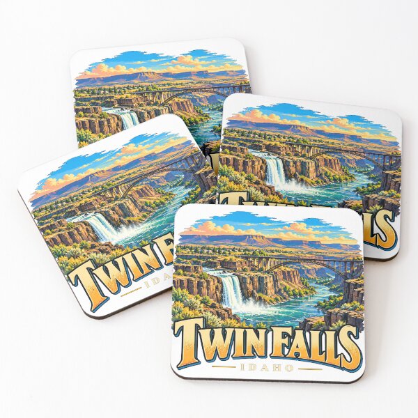 Item preview, Vintage Twin Falls Idaho Travel Souvenir Landmark Gift designed and sold by MichaeIRellov.