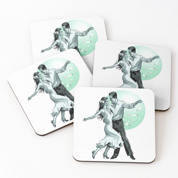 Item preview, Salsa Couple Dancing With Ballroom Mirrorball 3 designed and sold by colson-breen.