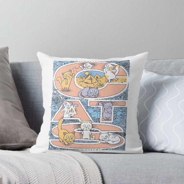 Item preview, Cute Cats Doodle Typography Whimsical Kitten Lover Design designed and sold by TheHellIWontSh.
