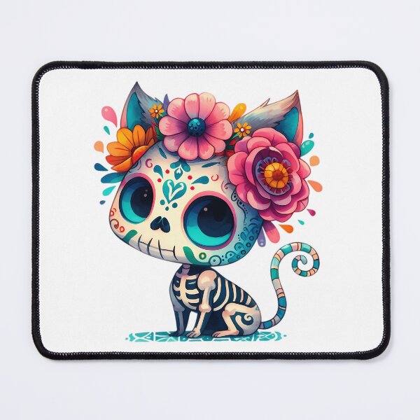 Item preview, Sugar Skull Kitty Cat designed and sold by colson-breen.