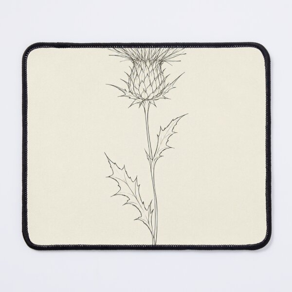 Item preview, Single Thistle | Minimalist Continuous Line Botanical Print designed and sold by Zaramodo.