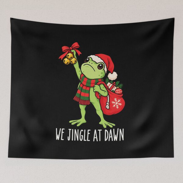 Item preview, Funny Christmas Frog designed and sold by NguboNorento.