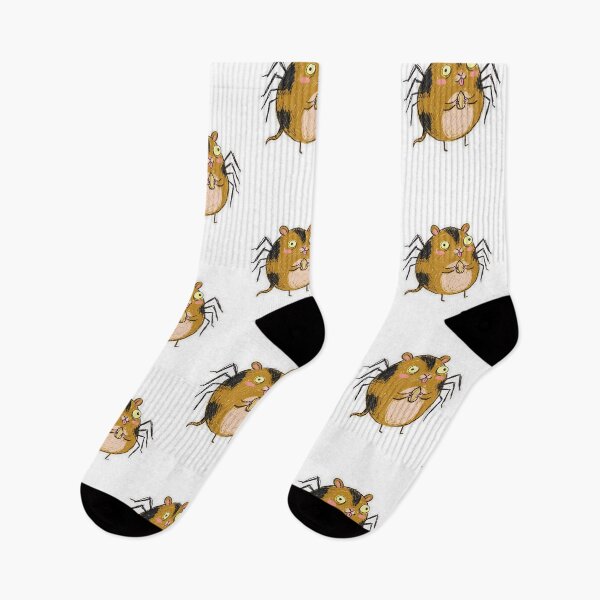 Item preview, Spider Hamster Folk Crayon Apparel Graphic designed and sold by Flying Doggo.