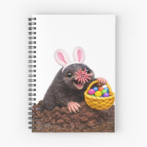 Item preview, Star-Nosed Mole Easter Basket designed and sold by Sillytoe.
