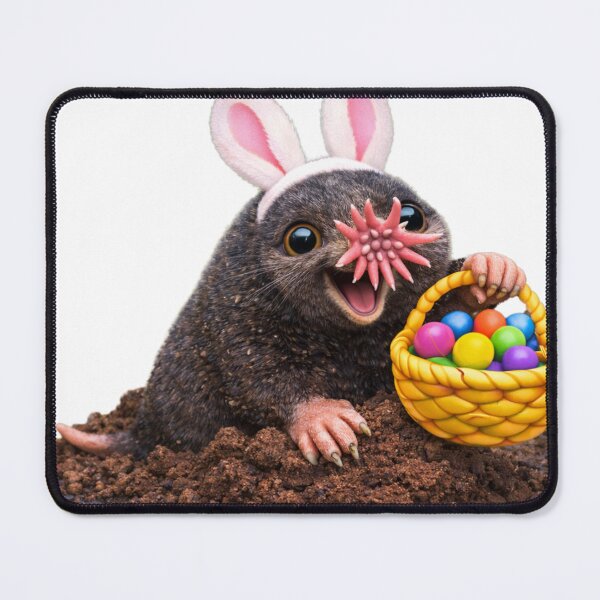 Item preview, Star-Nosed Mole Easter Basket designed and sold by Sillytoe.