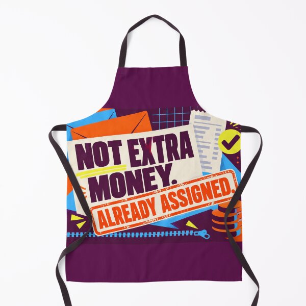 Item preview, Not Extra Money Already Assigned – Funny Budgeting Cash Pouch designed and sold by astersgraphics.