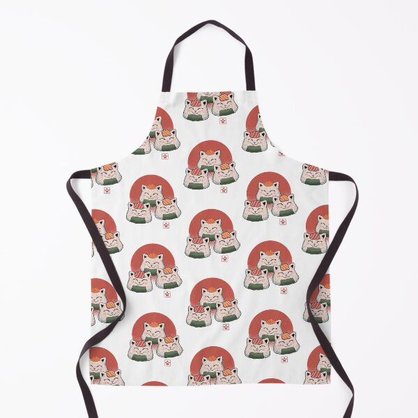 Item preview, Kawaii Cat Onigiri Sushi Cute Japanese Rice Ball Design designed and sold by TheHellIWontSh.