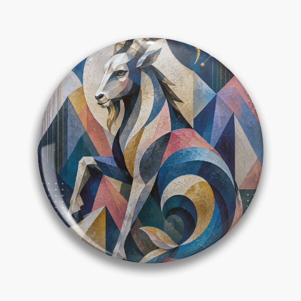 Item preview, Capricorn Zodiac Painting – Celestial Astrology Art designed and sold by GalleryKauffeld.