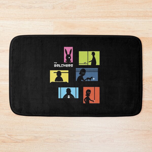 Item preview, The Belchers Family Color Panel Silhouette Art designed and sold by Bomebomst.