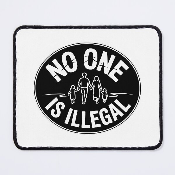 Item preview, No Nations No Borders - Political Statement Design designed and sold by LoFizzy.