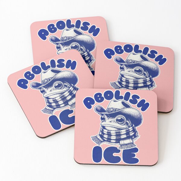 Item preview, Abolish ICE Anti Fascist Frog designed and sold by Ribeiro-Art.