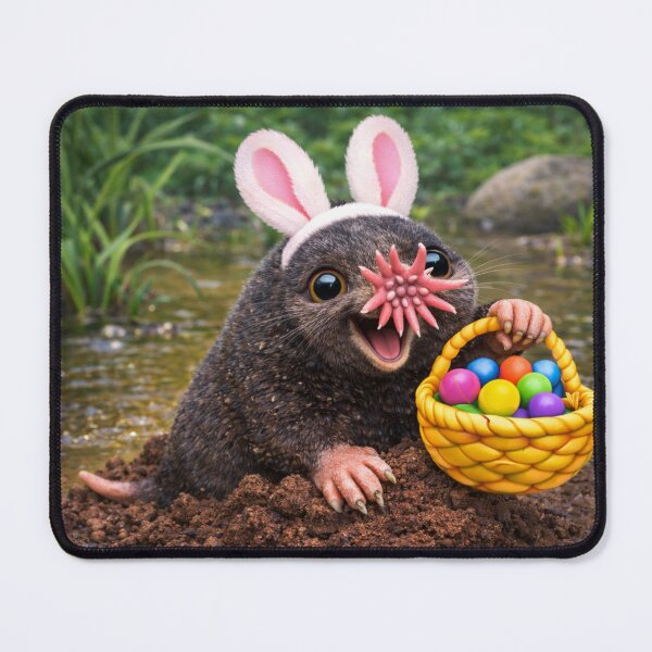 Item preview, Star-Nosed Mole Easter Eggs designed and sold by Sillytoe.