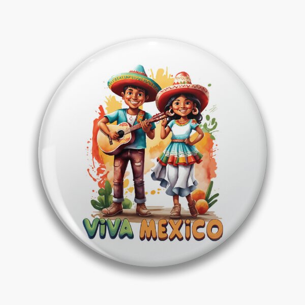 Item preview, Viva Mexico Boy Girl Maracas Guitar Mexican Independence designed and sold by colson-breen.