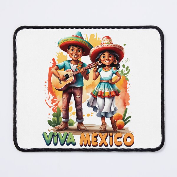 Item preview, Viva Mexico Boy Girl Maracas Guitar Mexican Independence designed and sold by colson-breen.