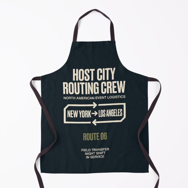 Item preview, Host City Routing Crew Event Logistics New York To Los Angeles designed and sold by SplashTastic.