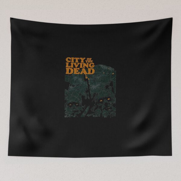Item preview, Retro Zombie Graveyard Horror Distressed Poster designed and sold by KylaHyatts.