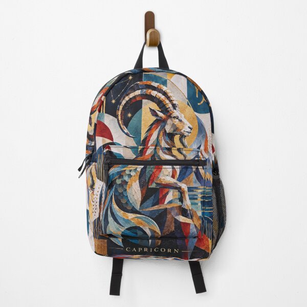 Item preview, Capricorn Horoscope Painting – Cosmic Wall Art designed and sold by GalleryKauffeld.