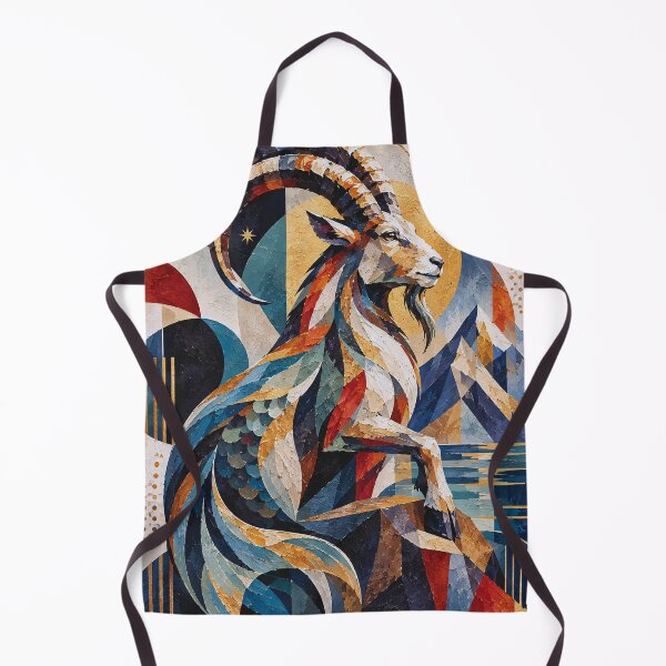 Item preview, Capricorn Horoscope Painting – Cosmic Wall Art designed and sold by GalleryKauffeld.