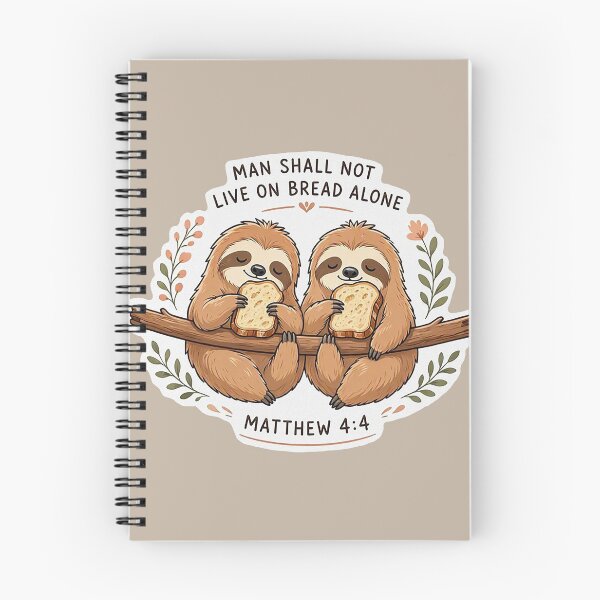 Item preview, Matthew 4:4 Man Shall Not Live On Bread Alone designed and sold by plushism.