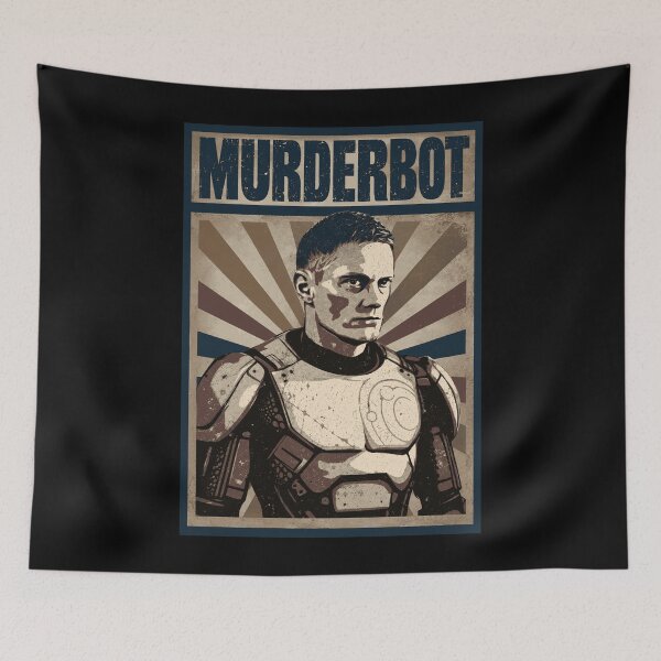 Item preview, murderbot designed and sold by VerdePlantTees.