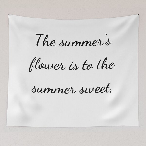 Item preview, “The summer’s flower is to the summer sweet,” - handwriting black designed and sold by ariksworld.