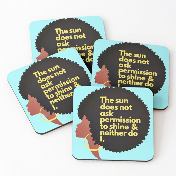 Item preview, Afro Silhouette Empowerment Inspirational designed and sold by Ribeiro-Art.