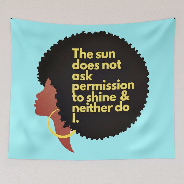 Item preview, Afro Silhouette Empowerment Inspirational designed and sold by Ribeiro-Art.