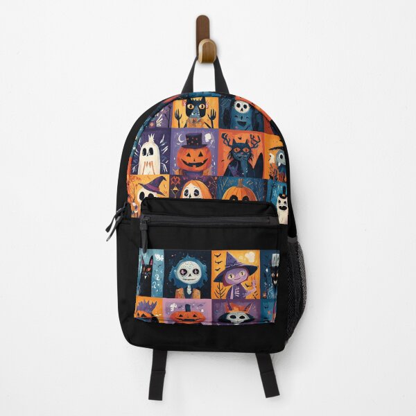 Item preview, Cute Halloween Monster Grid Cartoon Pattern designed and sold by KylaHyatts.