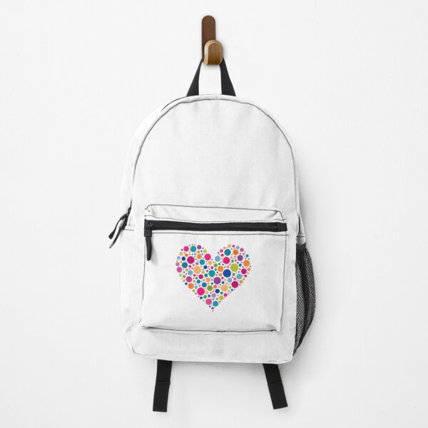 Item preview, Rainbow Colorful Polka Dots Heart Art International Dot Day Love designed and sold by aless-gilligzx.