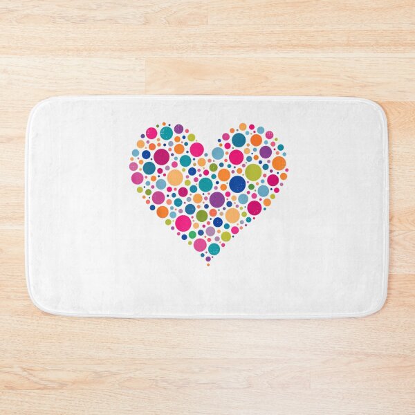 Item preview, Rainbow Colorful Polka Dots Heart Art International Dot Day Love designed and sold by aless-gilligzx.